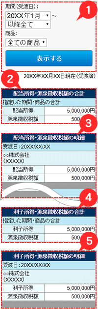 配当所得詳細について