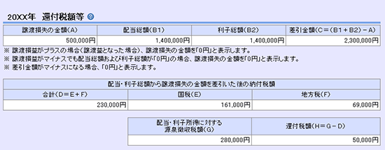 配当所得詳細について