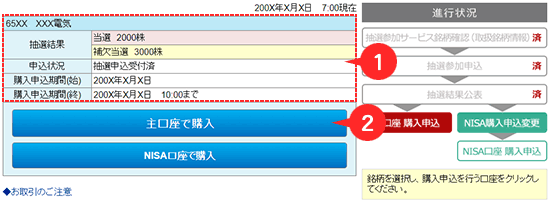 銘柄選択画面