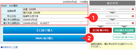 銘柄選択画面