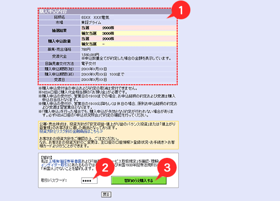 内容確認画面