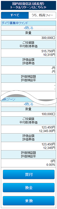 国内投資信託（成長型）