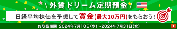 ドリーム定期預金