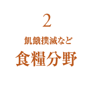 2 飢餓撲滅など食糧分野