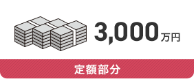 定額部分 3,000万円